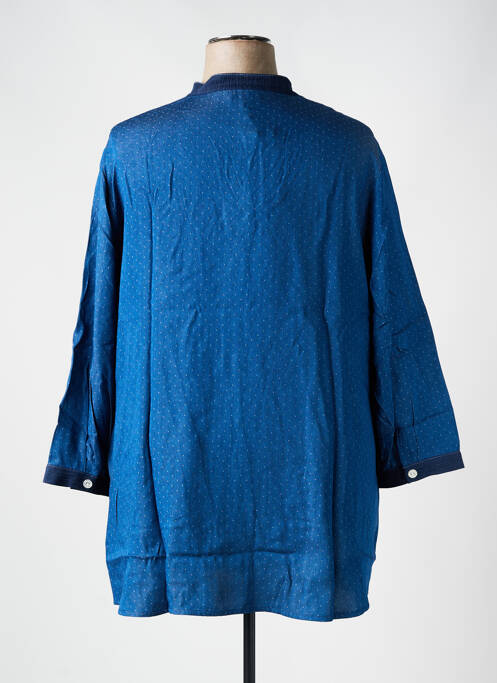 Cămașă croială dreaptă mâneci 3/4 albastru IMPULSION femme