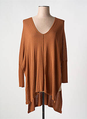 Pulover maro LA FEE MARABOUTEE femeie