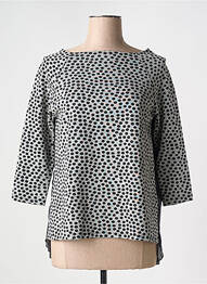 Top imprimeu fantezie mâneci 3/4 gri LOLITAS&L femme
