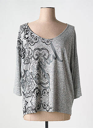 Pulover gri DESIGUAL femeie