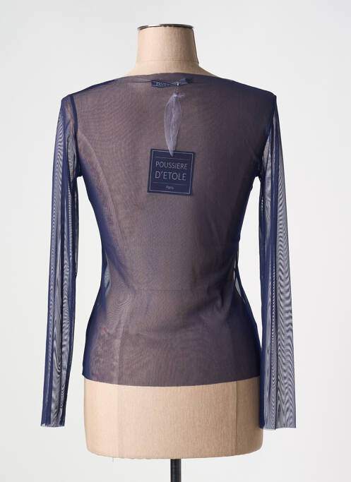 Top albastru POUSSIERE D'ETOLE femeie