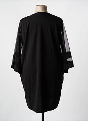 Rochie midi croială fluidă mâneci 3/4 negru POMELO femeie