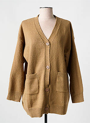 Vestă cu mâneci lungi bej CHRISTY femeie