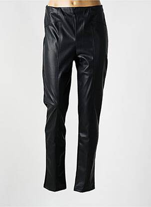 Pantalon slim talie elastică negru GRIFFON femeie