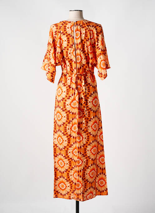 Rochie lungă portocaliu C'EST BEAU LA VIE femeie