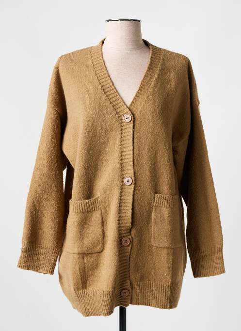 Vestă cu mâneci lungi bej CHRISTY femeie