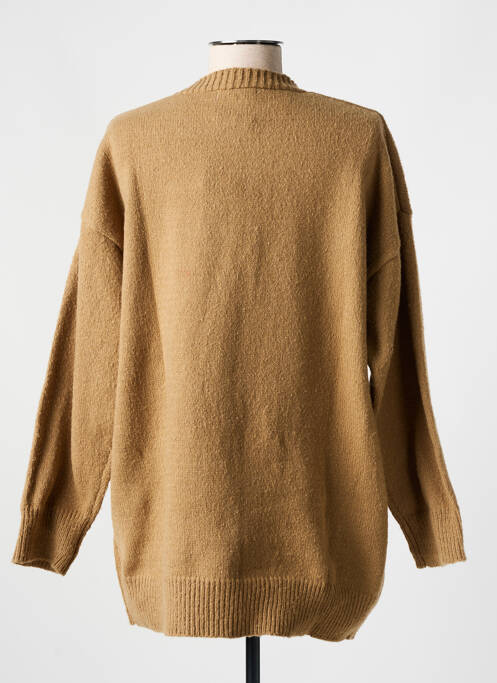 Vestă cu mâneci lungi bej CHRISTY femeie