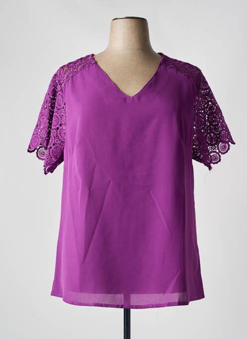 Top violet CHRISTY femeie