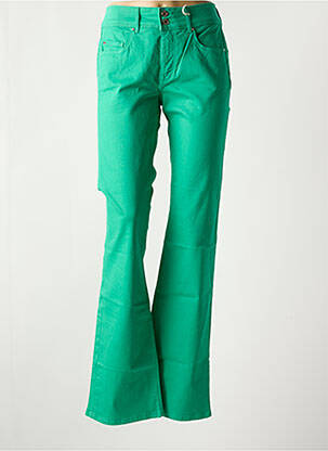 Blugi cu croială evazată verde SALSA femeie
