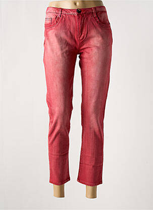 Blugi cu croială slim roșu MISSING JOHNNY femeie