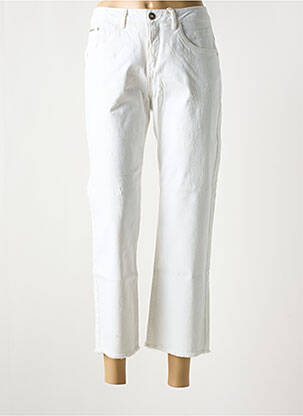 Blugi cu croială dreaptă bej CREAM femeie