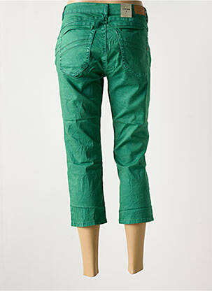 Pantalon trei sferturi elasticitate mărime normală verde CREAM femeie