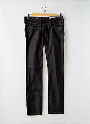 Blugi cu croială dreaptă elasticitate talie joasă negru PEPE JEANS femeie