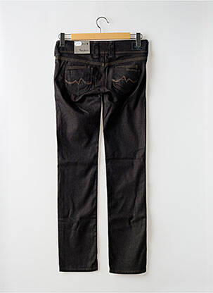 Blugi cu croială dreaptă elasticitate talie joasă negru PEPE JEANS femeie