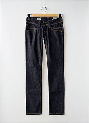 Blugi cu croială dreaptă albastru PEPE JEANS femeie