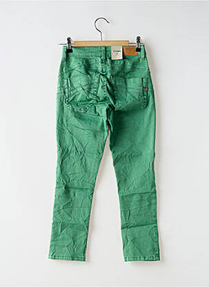 Pantalon trei sferturi elasticitate mărime normală verde CREAM femeie