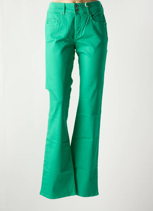 Blugi cu croială evazată verde SALSA femeie