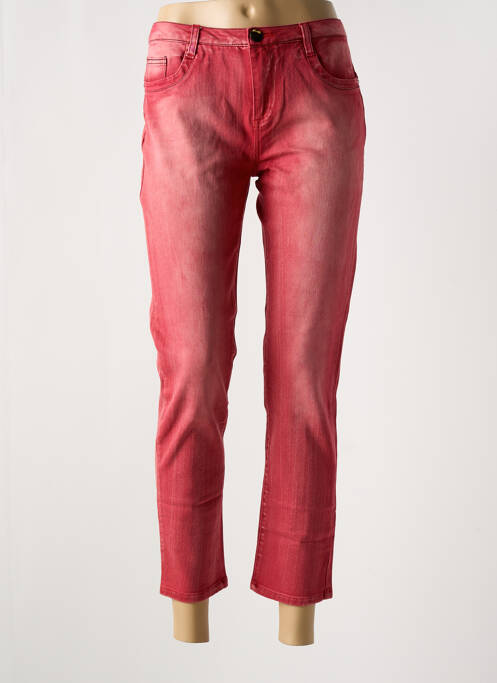 Blugi cu croială slim roșu MISSING JOHNNY femeie
