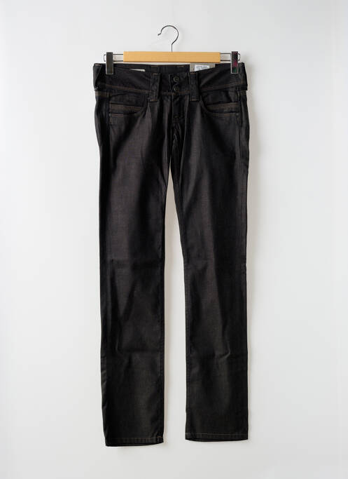 Blugi cu croială dreaptă negru PEPE JEANS femeie