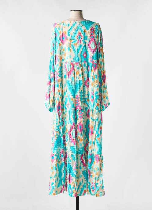 Rochie lungă albastru LES BOHÉMIENNES femeie