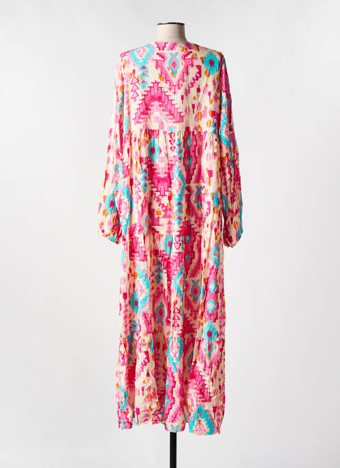 Rochie lungă roz LES BOHÉMIENNES femeie