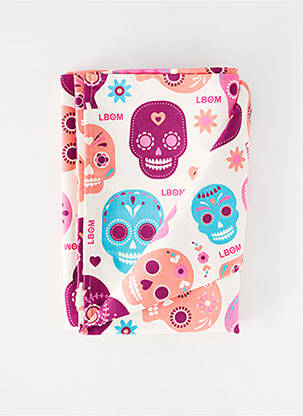 Prosop de plajă bej LES BOHÉMIENNES femeie