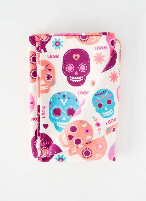 Prosop de plajă bej LES BOHÉMIENNES femeie