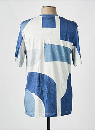 Tricou croială cambrată mâneci scurte albastru JACK & JONES bărbat