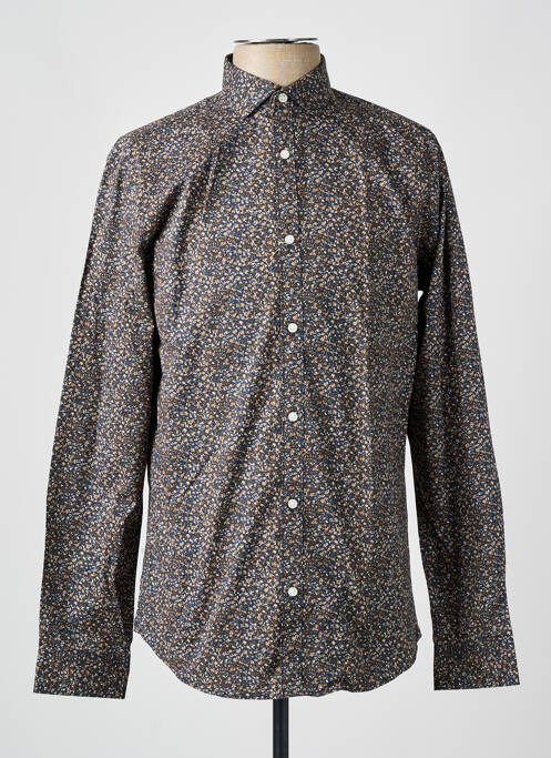 Cămașă cu mâneci lungi maro JACK & JONES bărbat