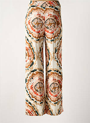 Pantalon larg croială fluidă mărime normală roz MAJESTIC FILATURES femeie