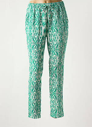 Pantalon slim talie înaltă talie înaltă verde ONLY femeie