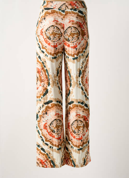 Pantalon larg roz MAJESTIC FILATURES femeie