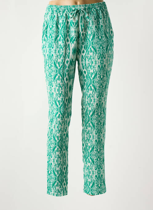 Pantalon slim verde ONLY femeie