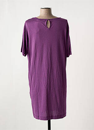 Rochie scurtă mâneci scurte mâneci scurte violet SESSUN femeie
