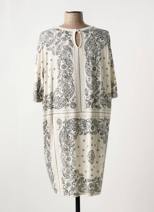 Rochie scurtă bej MAJESTIC FILATURES femeie