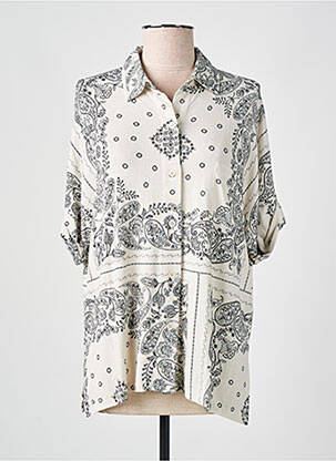 Cămașă bej MAJESTIC FILATURES femeie