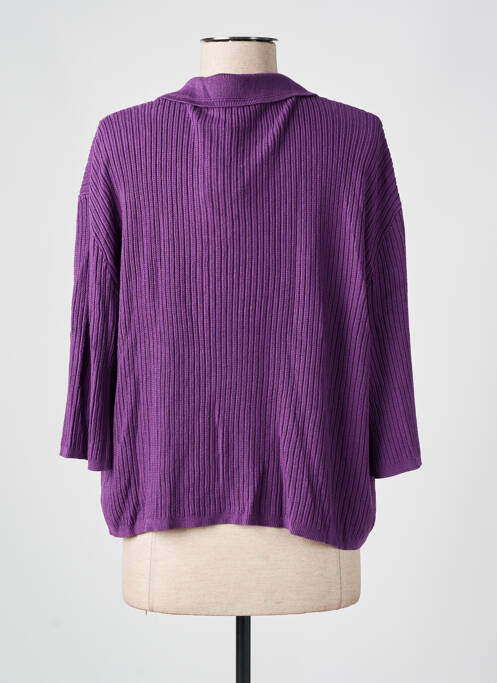 Vestă cu mâneci lungi violet SESSUN femeie