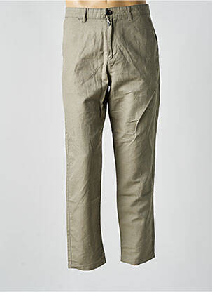 Pantalon drept croială dreaptă bej SELECTED bărbat
