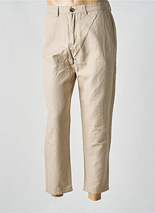 Pantalon 7/8 subțire bej SELECTED bărbat