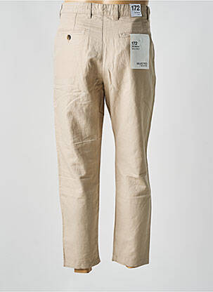 Pantalon 7/8 subțire bej SELECTED bărbat