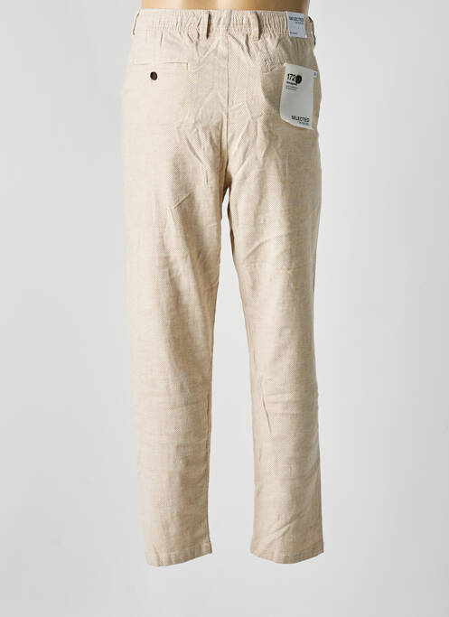 Pantalon chino bej SELECTED bărbat