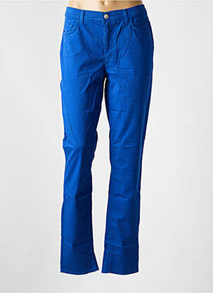 Pantalon slim albastru TRUSSARDI JEANS femeie