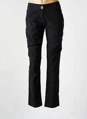 Pantalon chino țesătură poplin mărime normală negru LOLA ESPELETA femeie