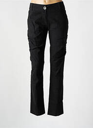 Pantalon chino țesătură poplin mărime normală negru LOLA ESPELETA femme