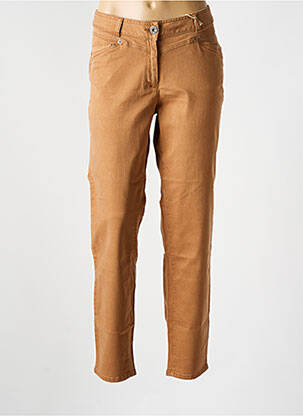 Blugi cu croială slim maro MAT DE MISAINE femeie