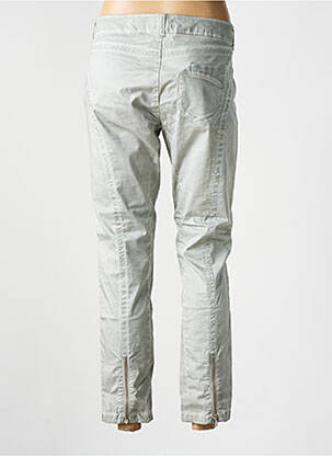 Pantalon 7/8 talie cu cleme mărime normală gri ONE STEP femeie