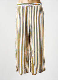 Pantalon 7/8 talie elastică mărime normală bej ELEONORA AMADEI femme