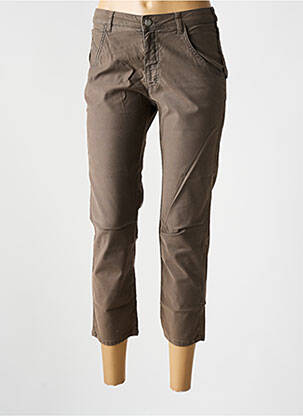 Pantalon trei sferturi maro MES SOEURS ET MOI femeie