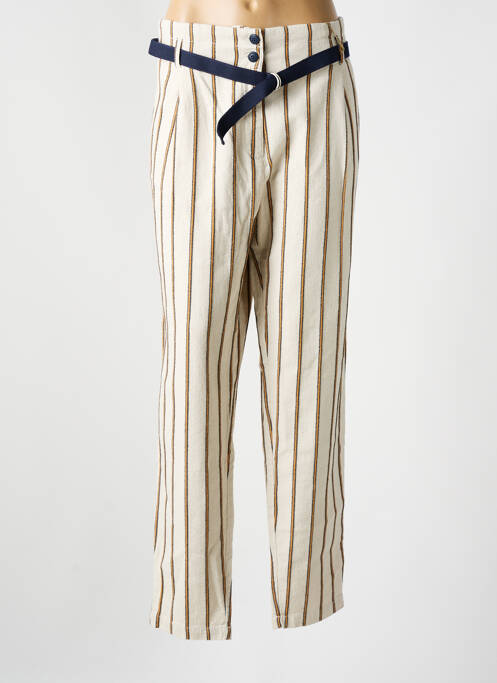 Pantalon drept bej MAT DE MISAINE femeie