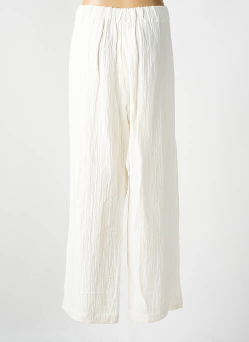 Pantalon larg alb CREA CONCEPT femeie